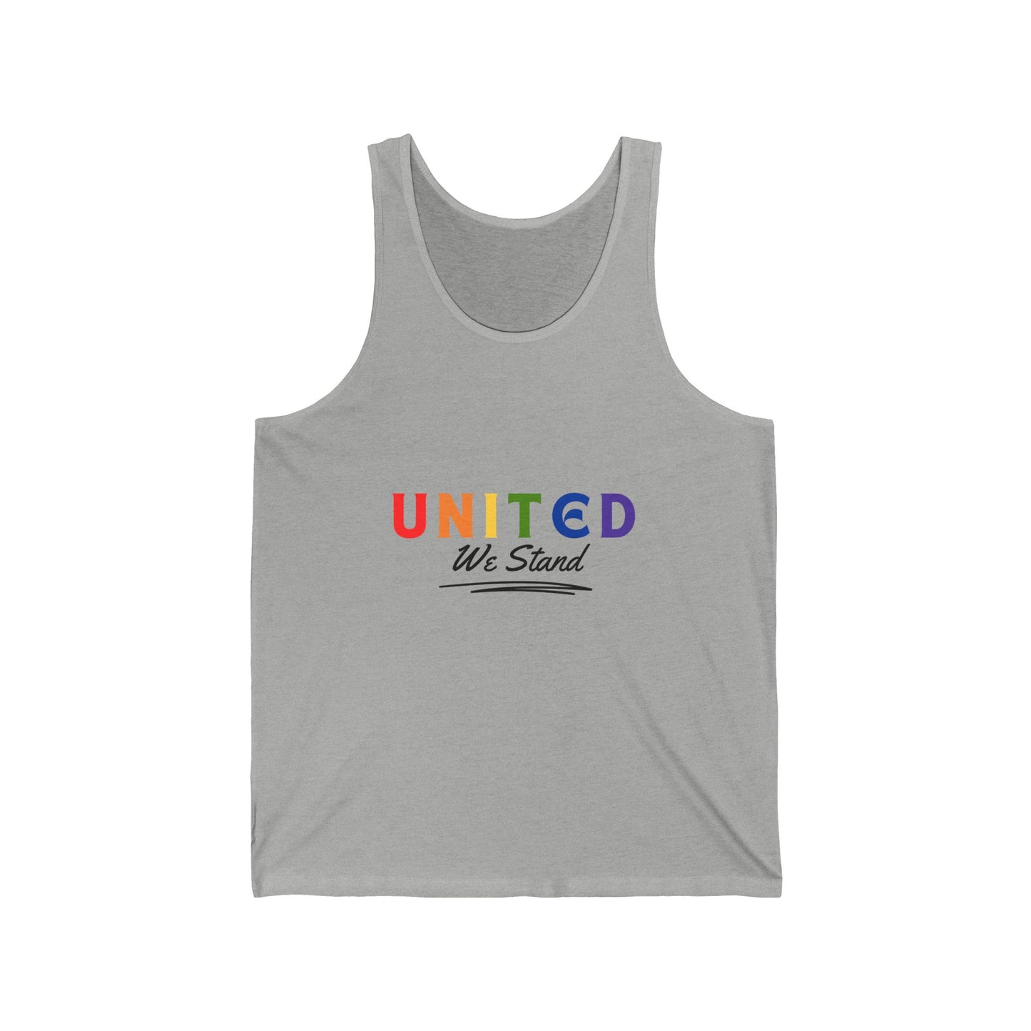 Pride Awareness Unisex Jersey Tank - United We Stand
