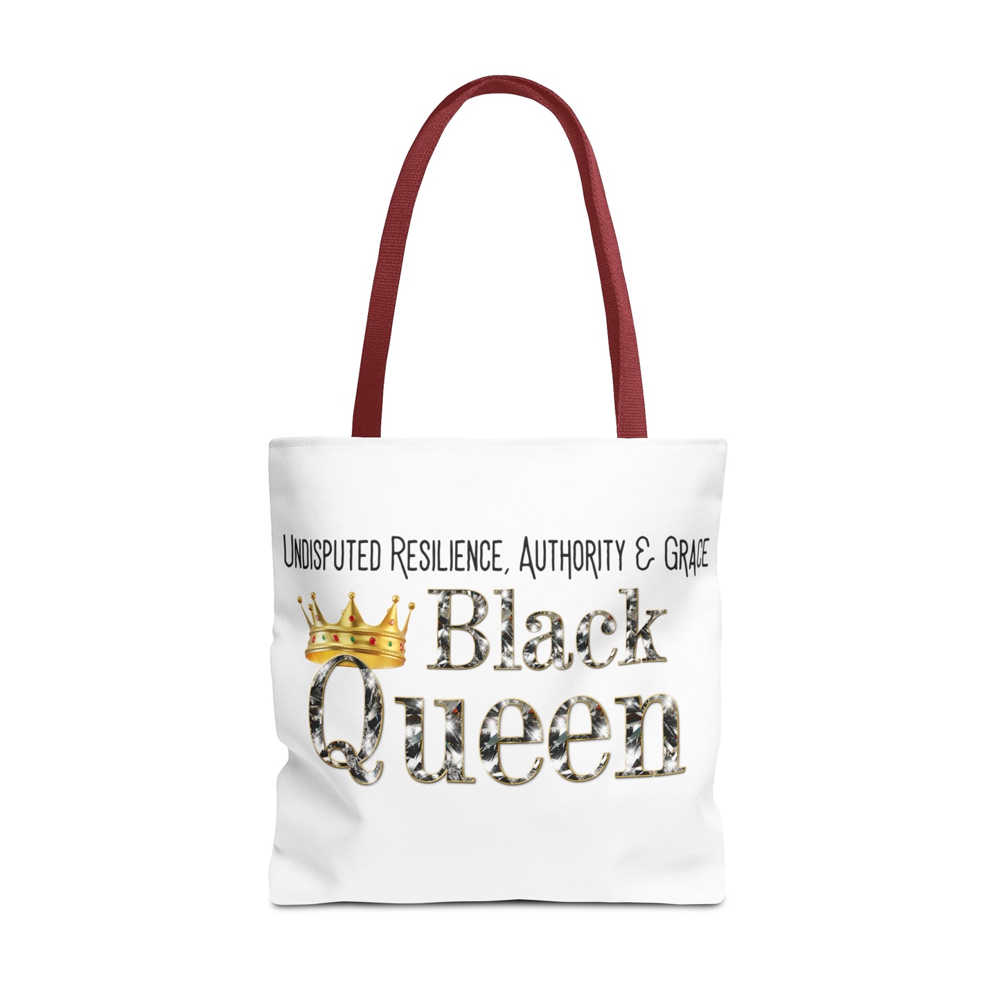 Black Queen Tote Bag (AOP)