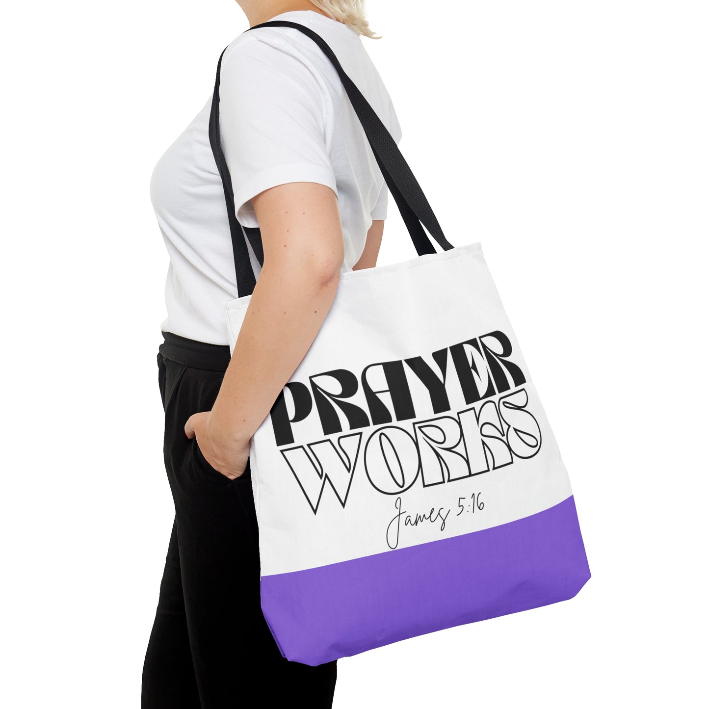 Prayer Works Tote Bag (AOP)