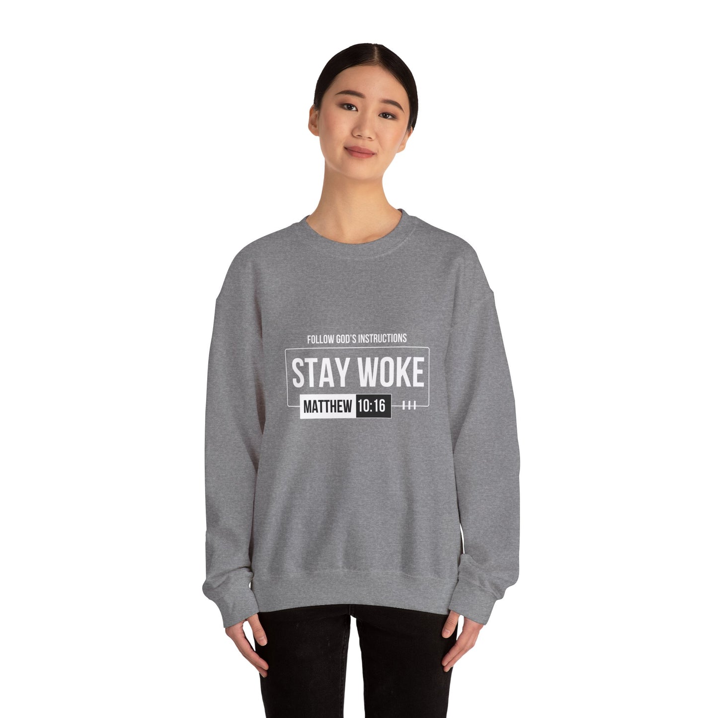 Stay Woke 1 Unisex Heavy Blend™ Crewneck Sweatshirt