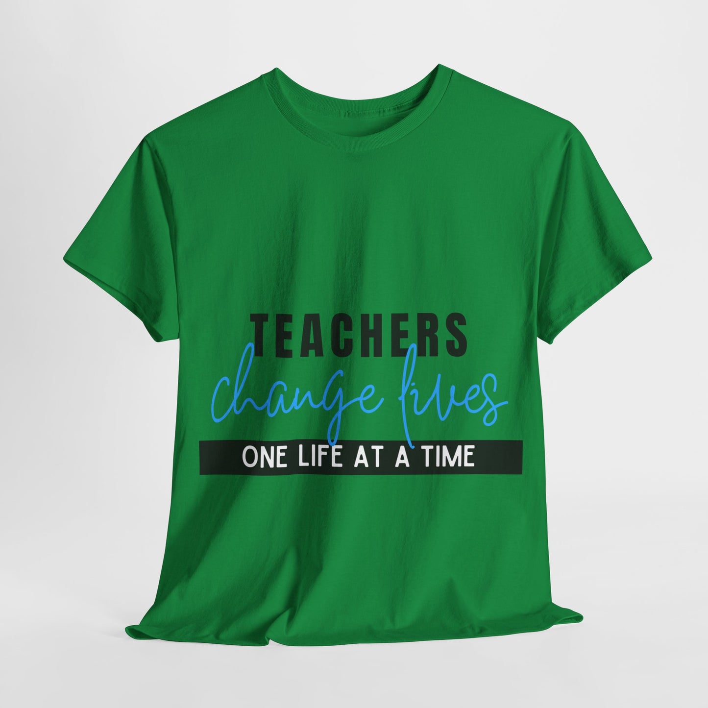 Teachers Change Lives Unisex Heavy Cotton Tee