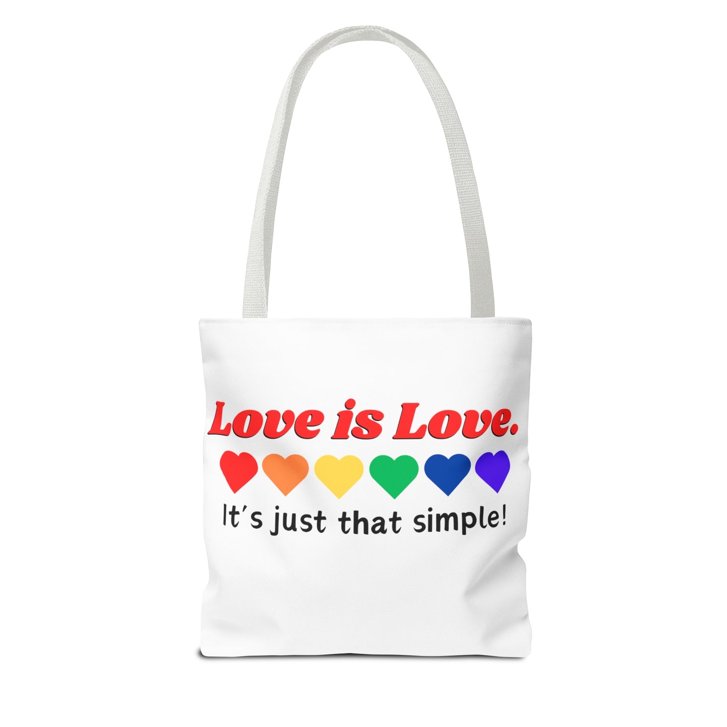 Love is Love Tote Bag (AOP)