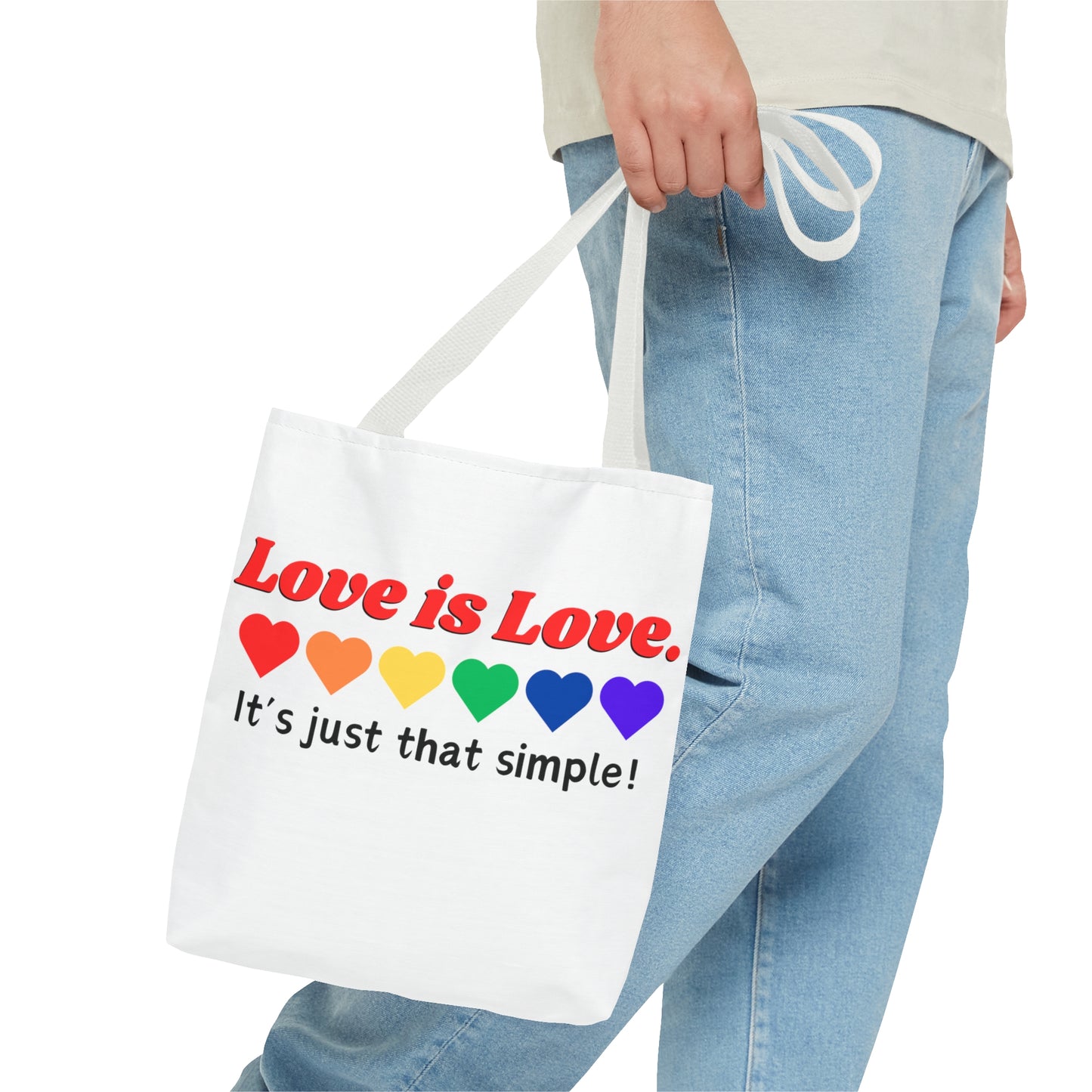 Love is Love Tote Bag (AOP)