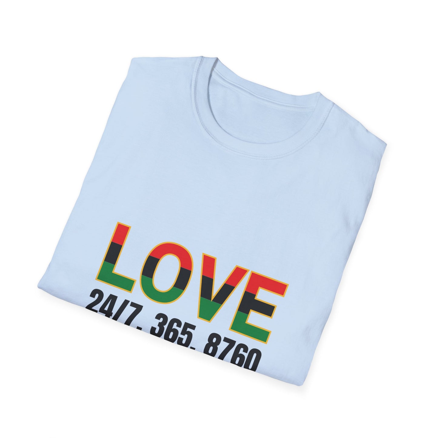 Love All Year Unisex Softstyle T-Shirt | Casual Wear, Gift for Her, Gift for Him, Love Shirt, Everyday Outfit