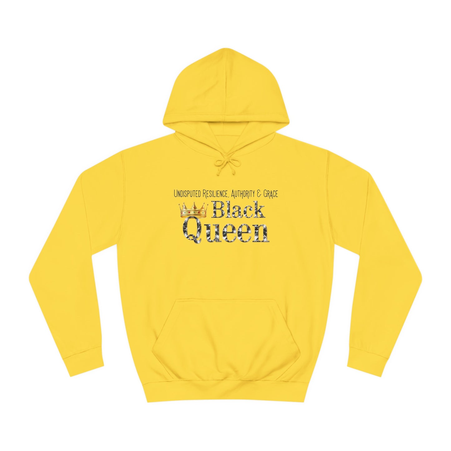 Black Queen Unisex College Hoodie