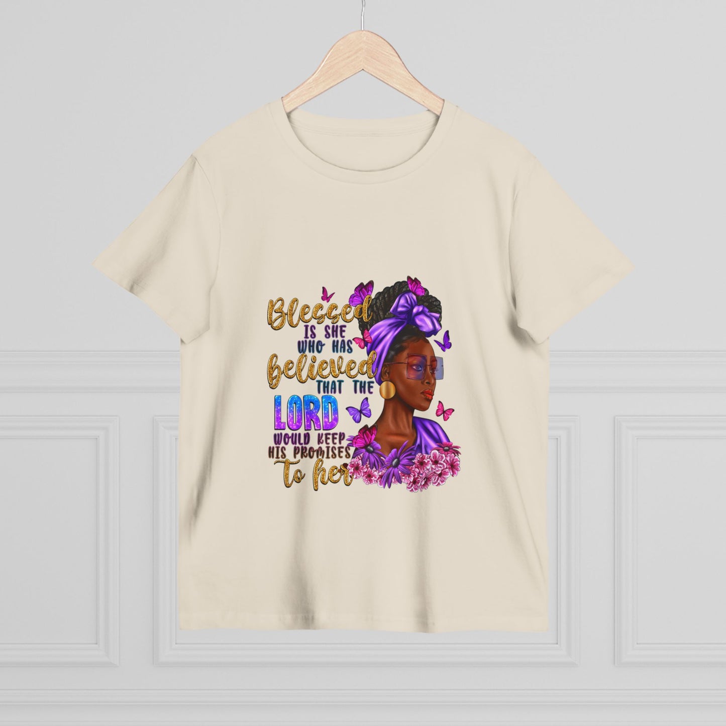 Inspirational Women’s Maple Tee - Blessed is She Design