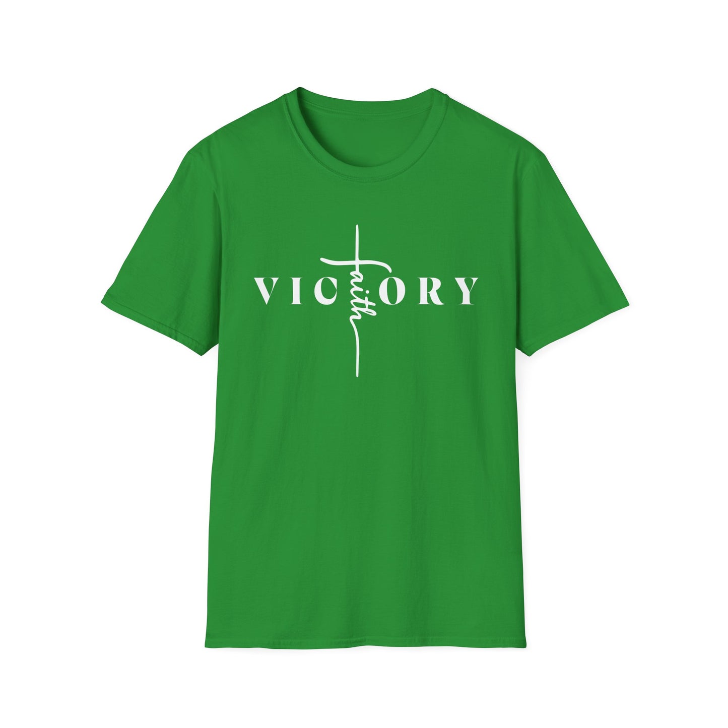 Faith & Victory Unisex Softstyle T-Shirt - Spiritual Inspirational Tee