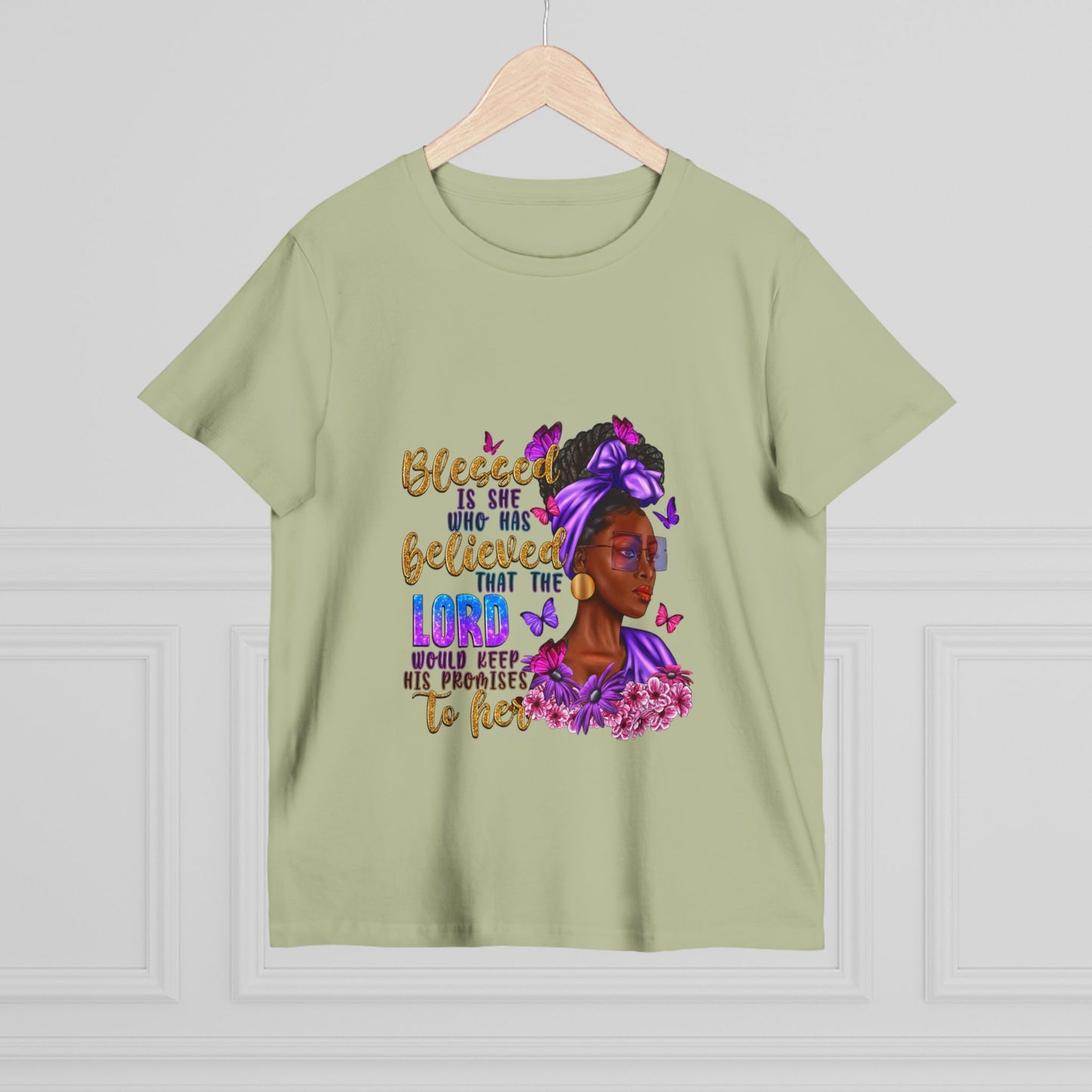 Inspirational Women’s Maple Tee - Blessed is She Design