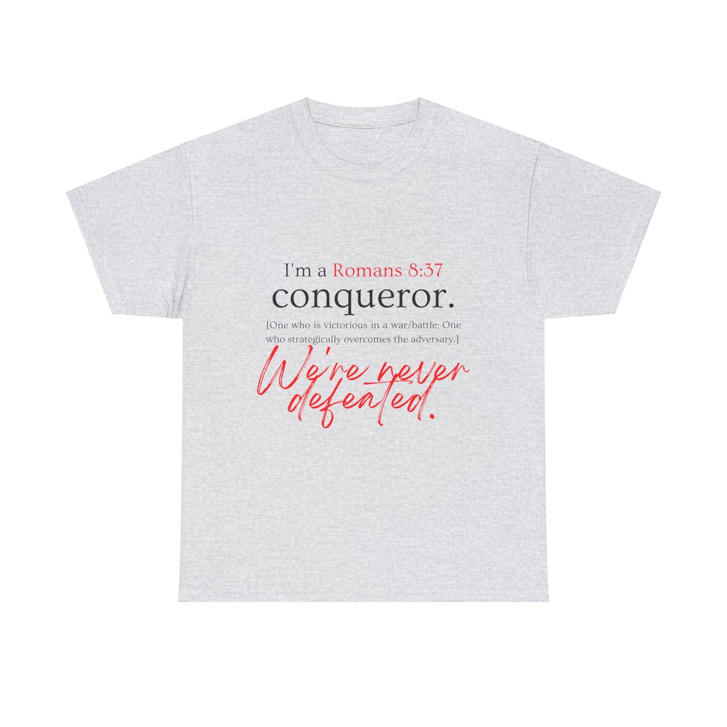 More than a Conqueror Unisex Heavy Cotton Tee