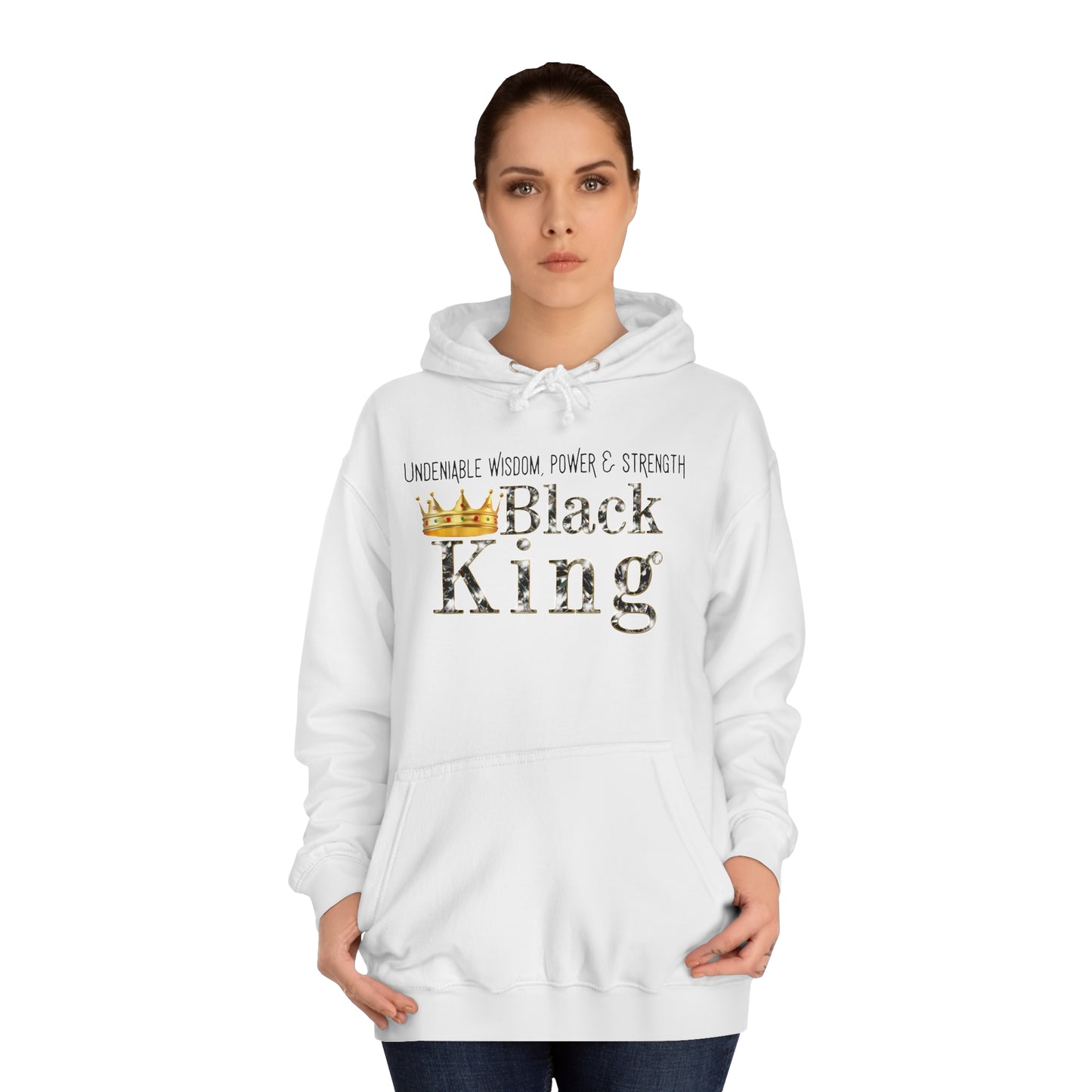 Black Royalty Unisex College Hoodie