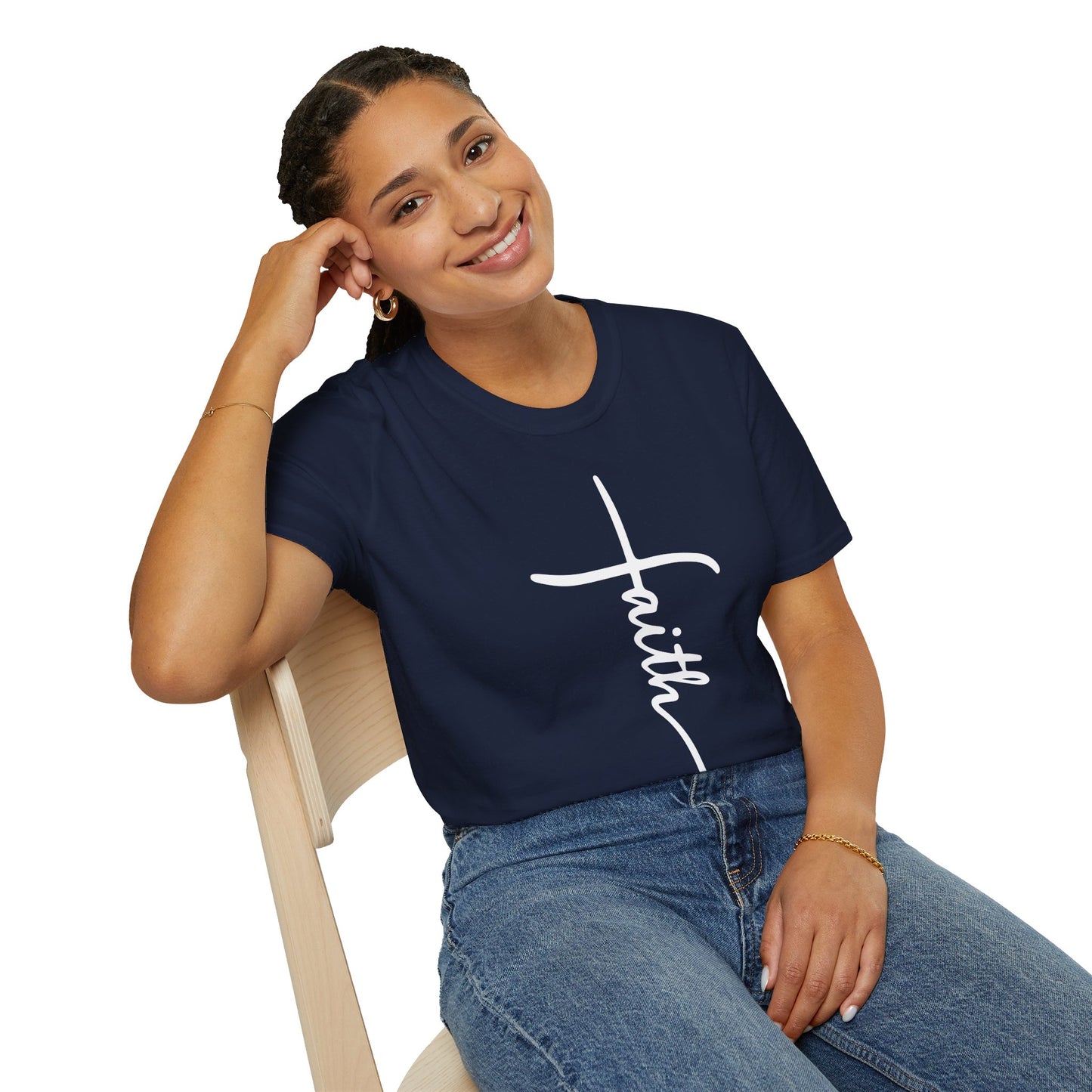 Faith Cross Unisex Softstyle T-Shirt