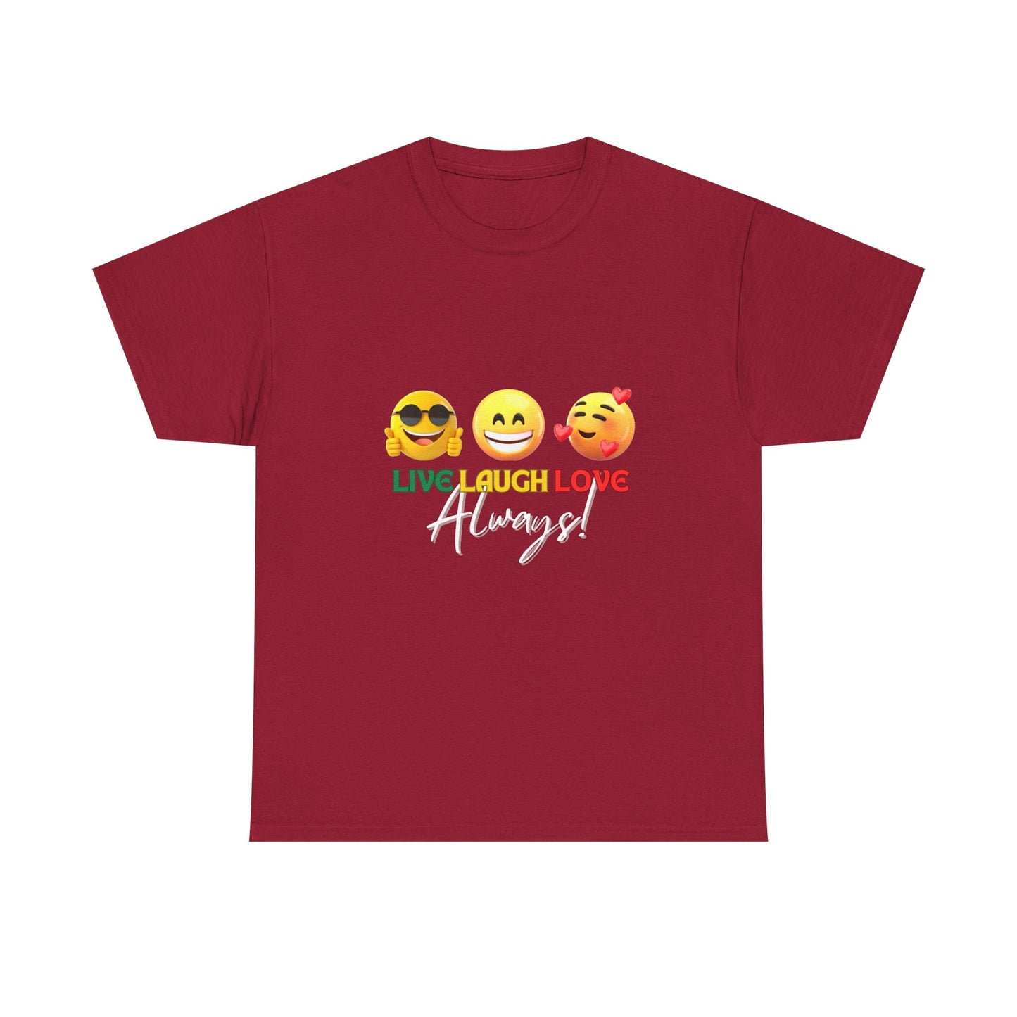 Live Laugh Love Unisex Heavy Cotton Tee