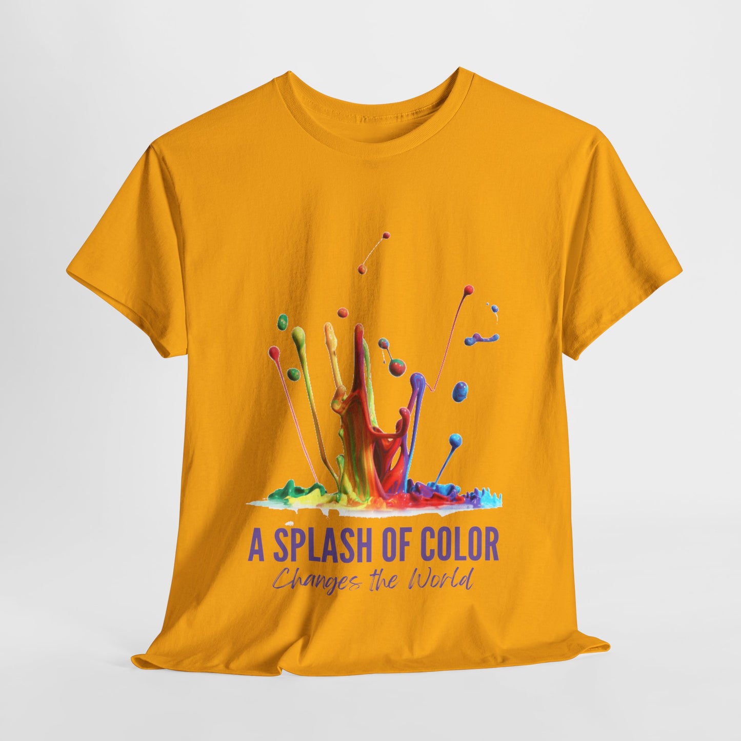 A Splash of Color Unisex Heavy Cotton Tee