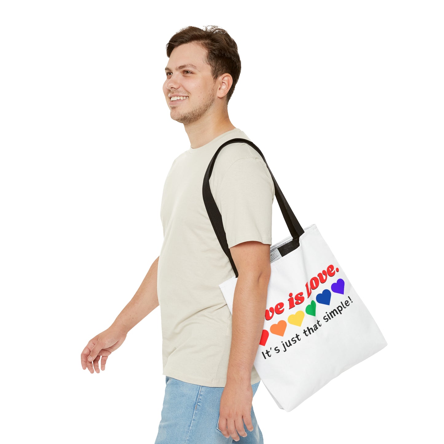 Love is Love Tote Bag (AOP)