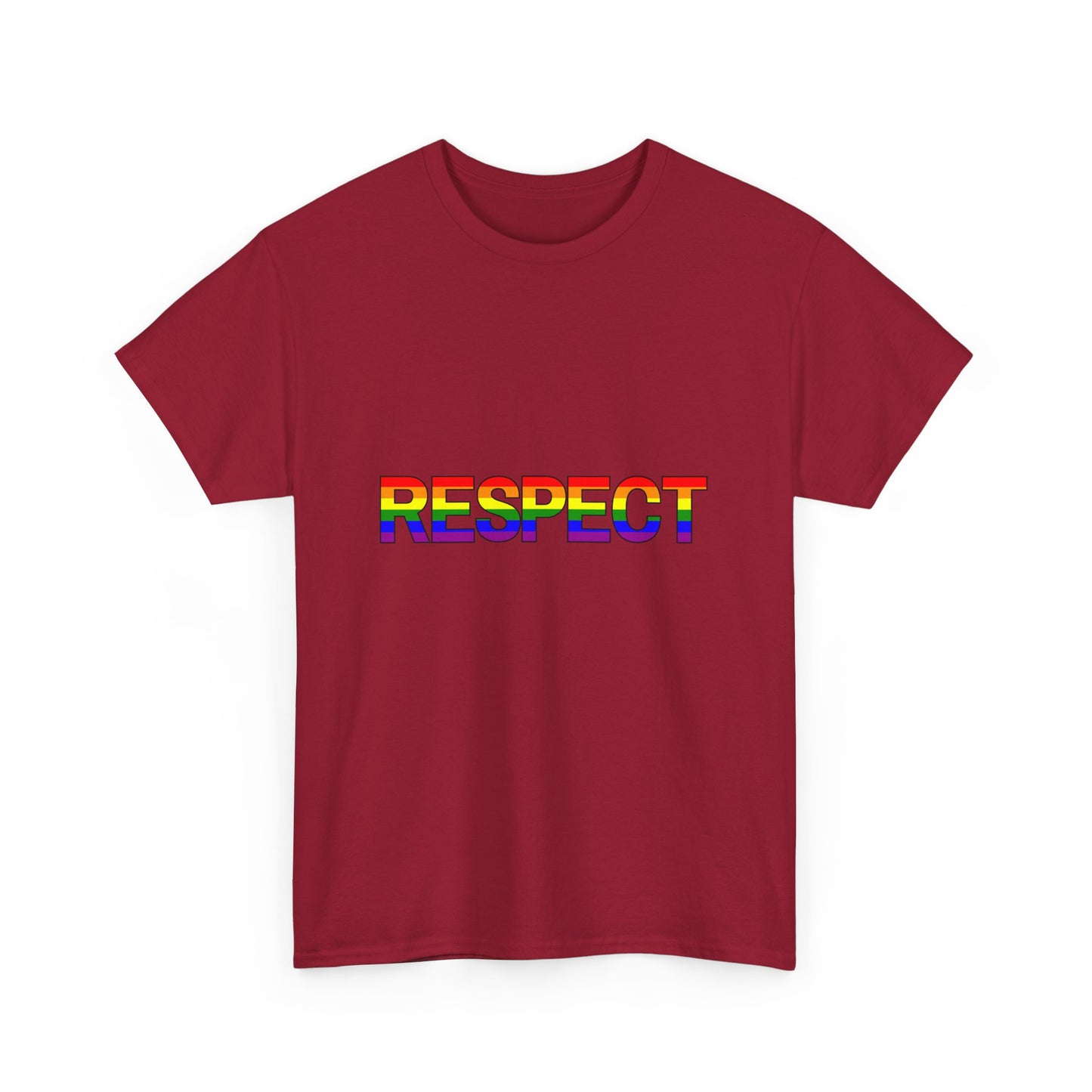 LGBTQ+ Respect Unisex Heavy Cotton Tee - Pride Apparel