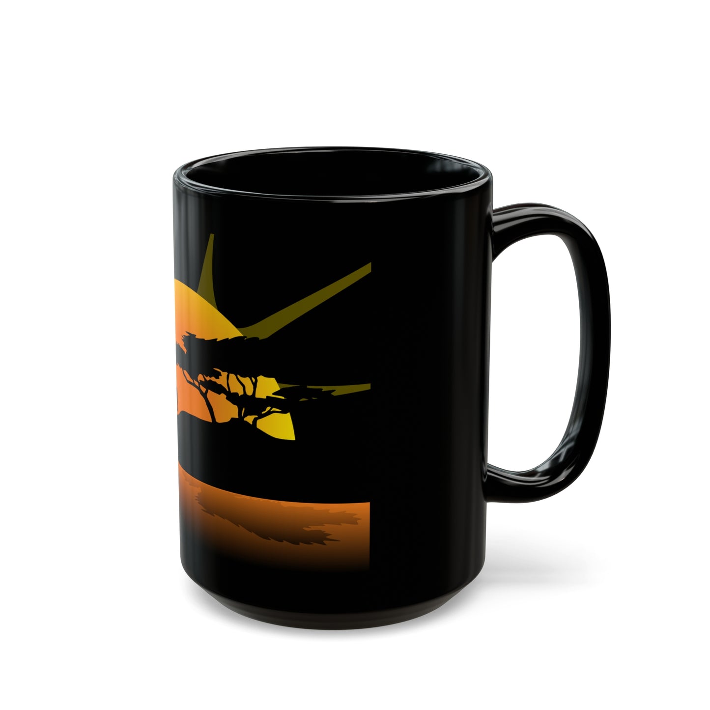 African Sunset Black Mug (11oz, 15oz)