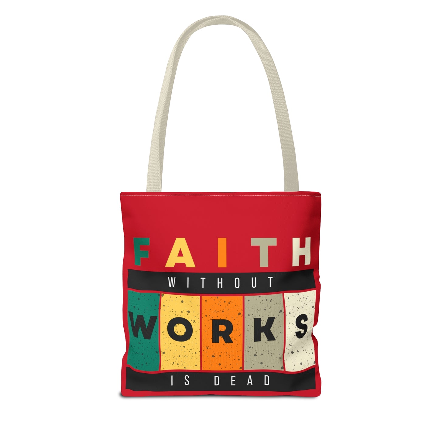 Faith Works Tote Bag (AOP)