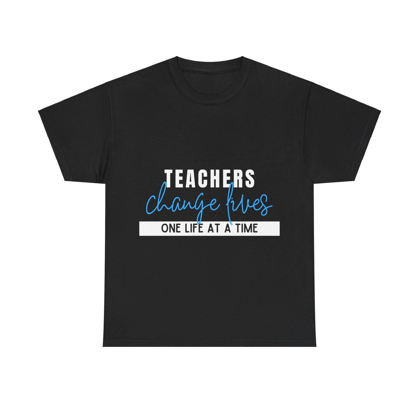 Teachers Change Lives Unisex Heavy Cotton Tee