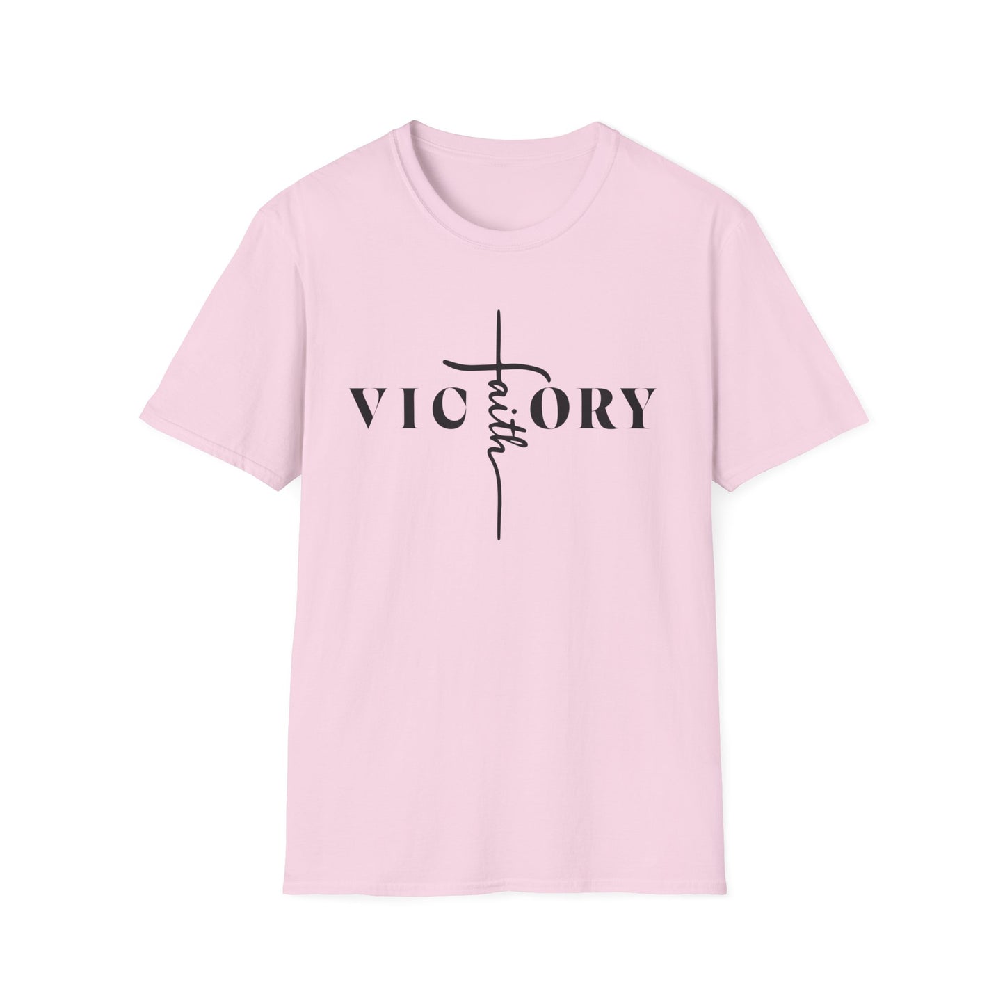 Faith & Victory Unisex Softstyle T-Shirt - Spiritual Inspirational Tee