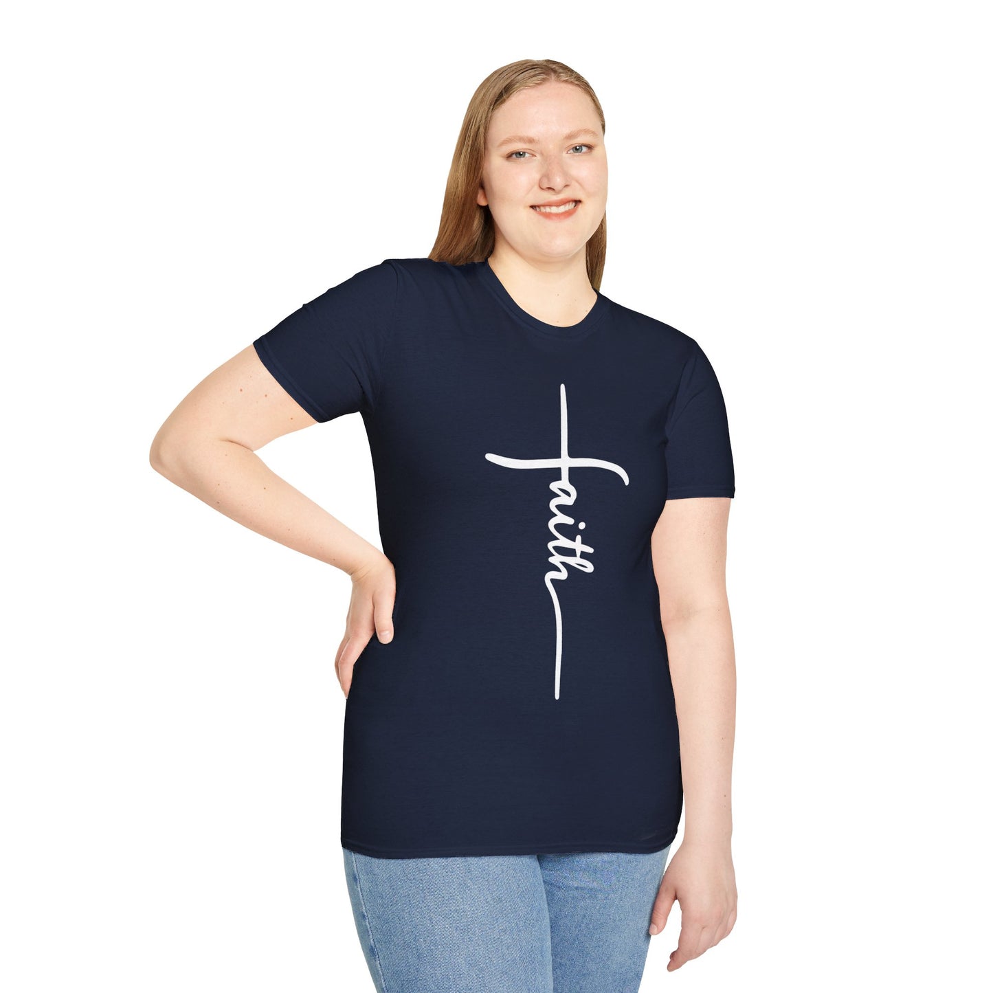 Faith Cross Unisex Softstyle T-Shirt
