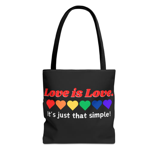 Love is Love Tote Bag (AOP)