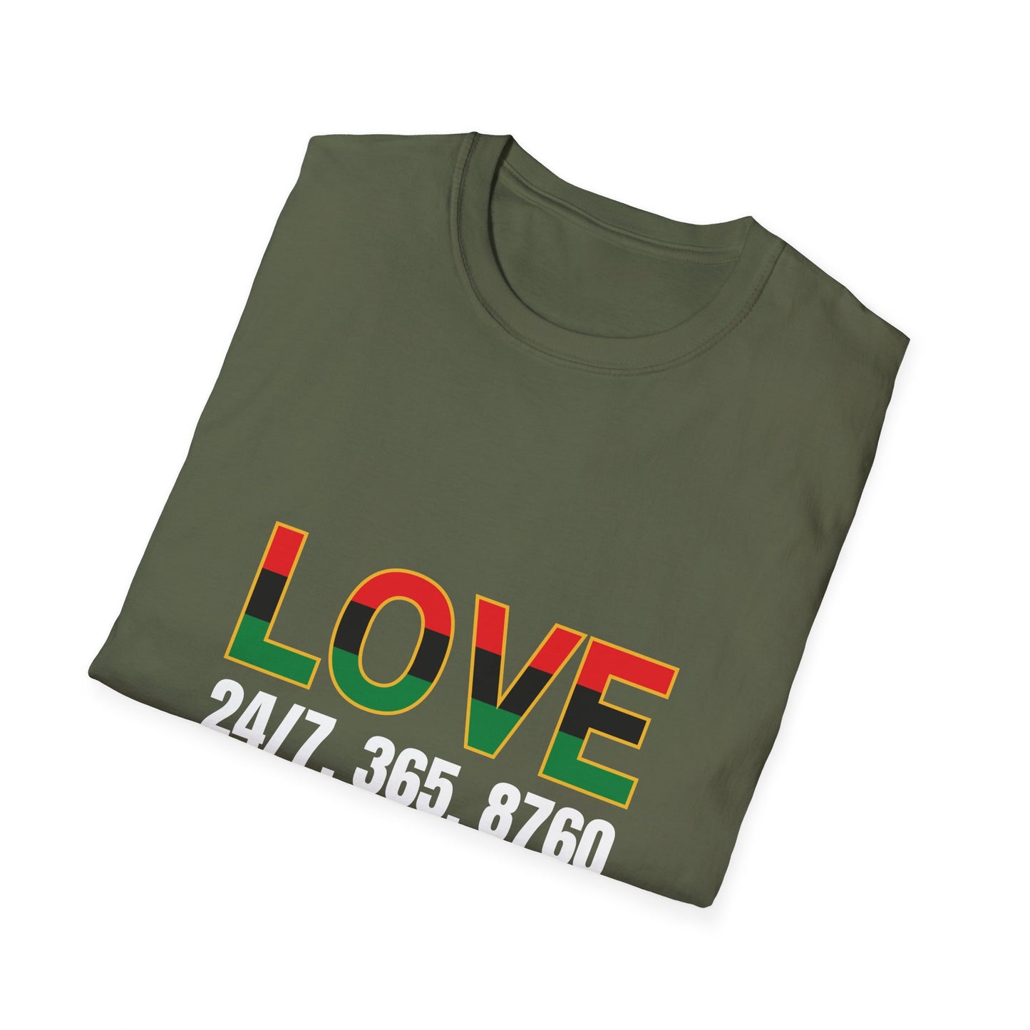 Love All Year Unisex Softstyle T-Shirt | Casual Wear, Gift for Her, Gift for Him, Love Shirt, Everyday Outfit