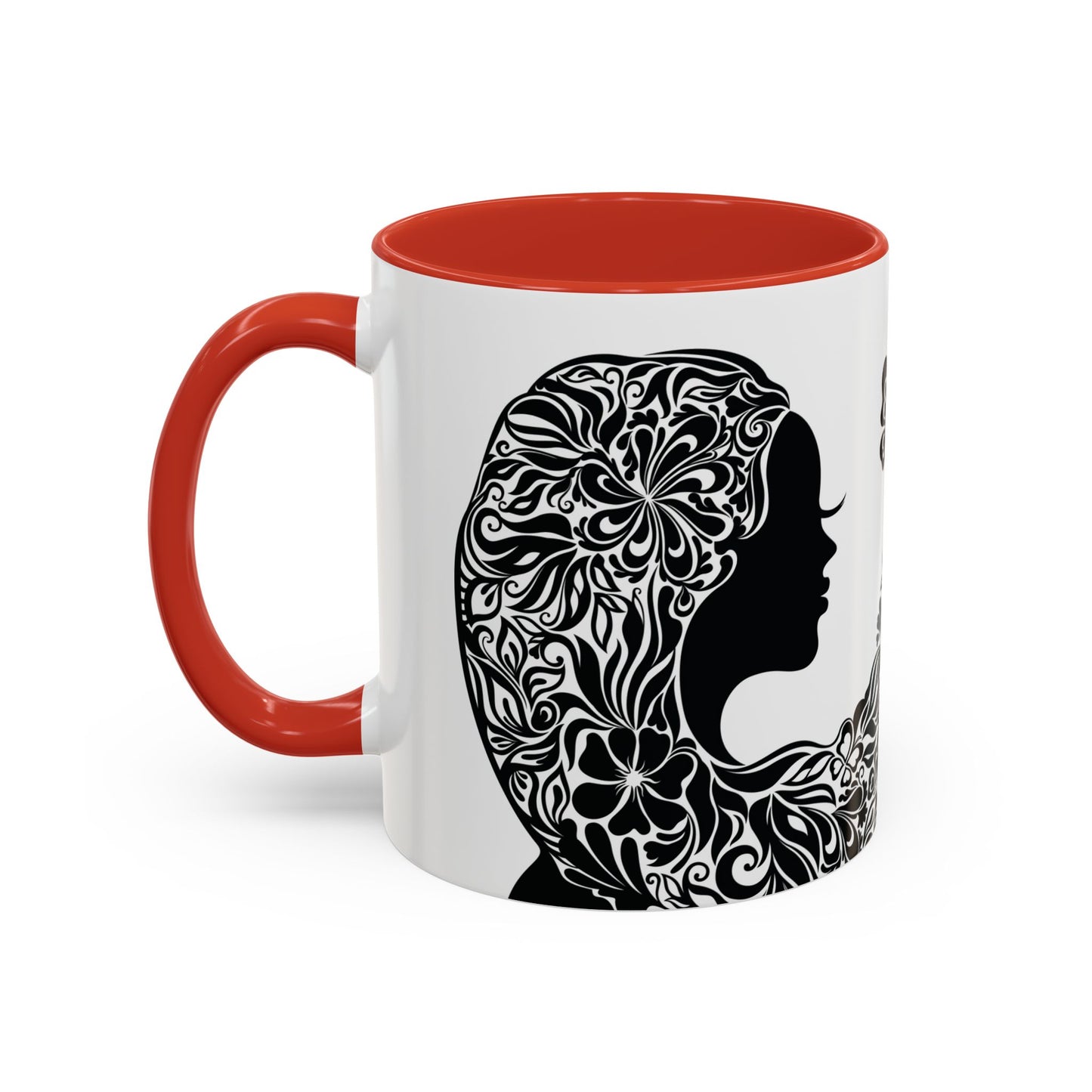 Black Butterfly Accent Coffee Mug, 11oz