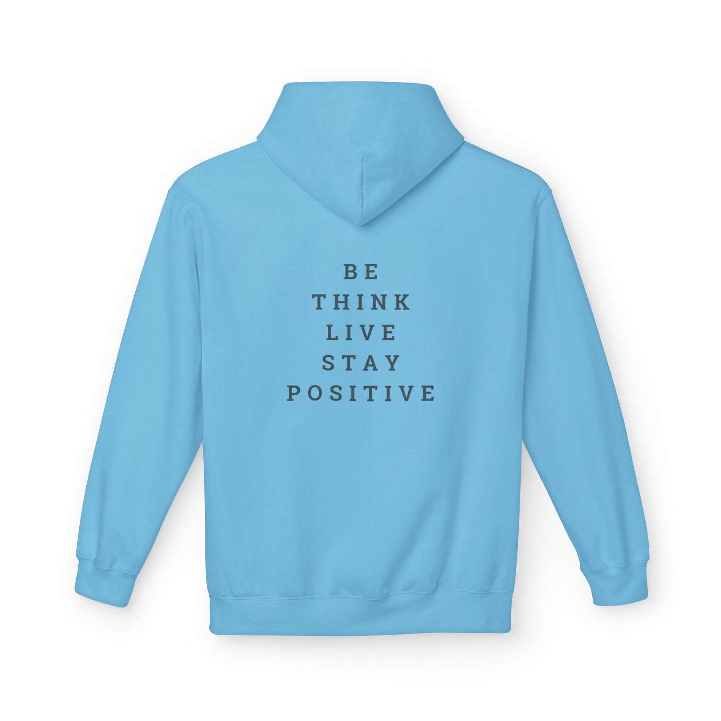 Positive Vibes Unisex Fleece Hoodie - Enjoy Life & Stay Positive