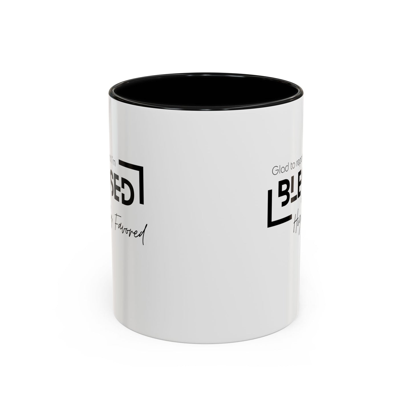 Blessed & Highly Favored Accent Coffee Mug, 11oz