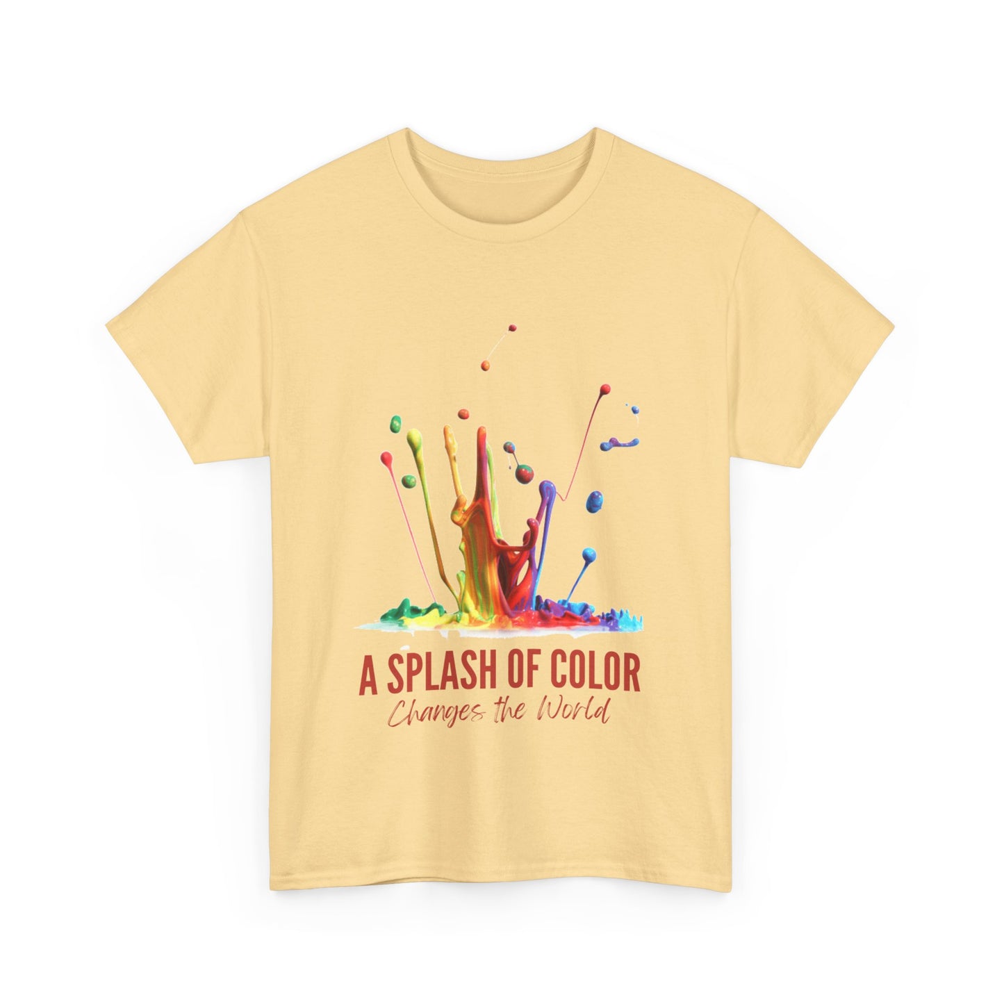 A Splash of Color Unisex Heavy Cotton Tee