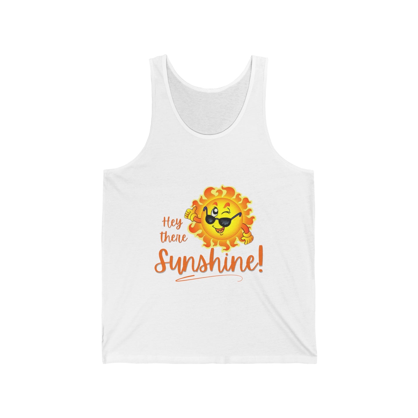 Hey Sunshine Unisex Jersey Tank