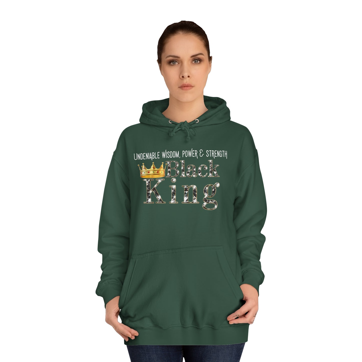 Black Royalty Unisex College Hoodie