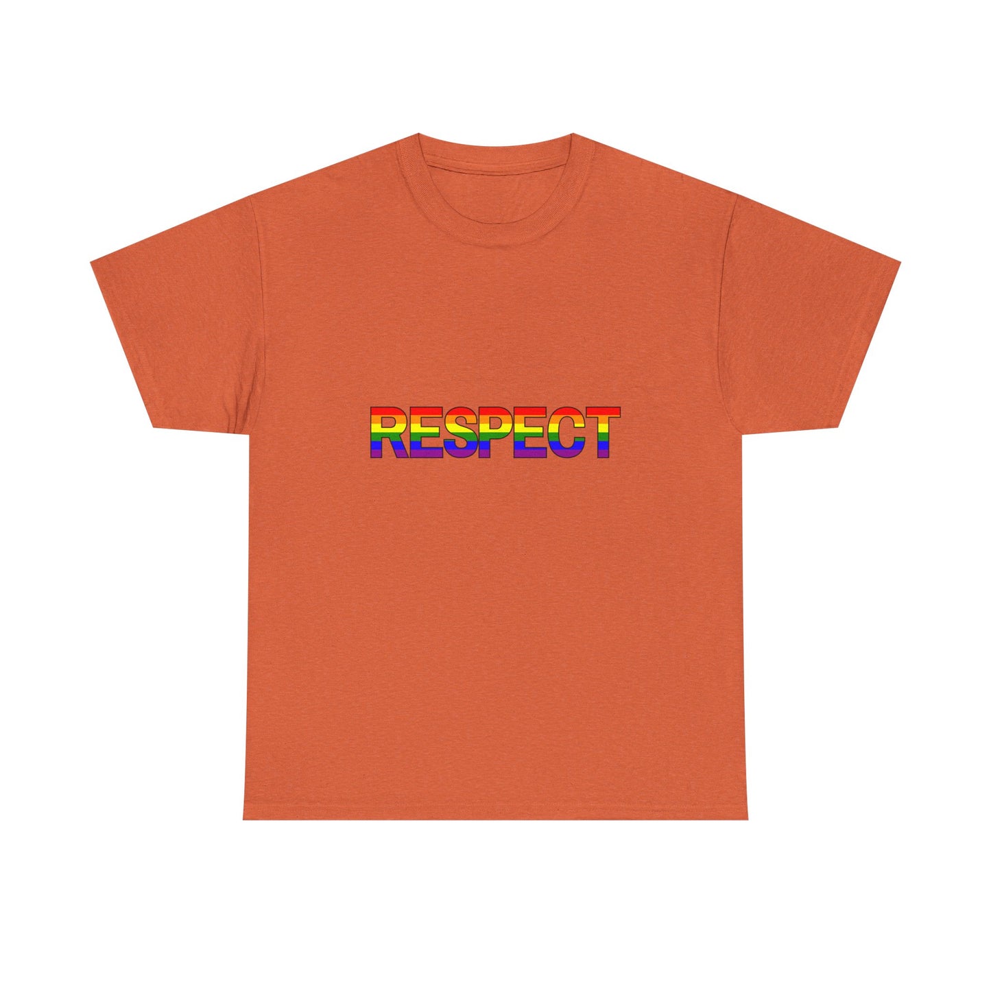 LGBTQ+ Respect Unisex Heavy Cotton Tee - Pride Apparel