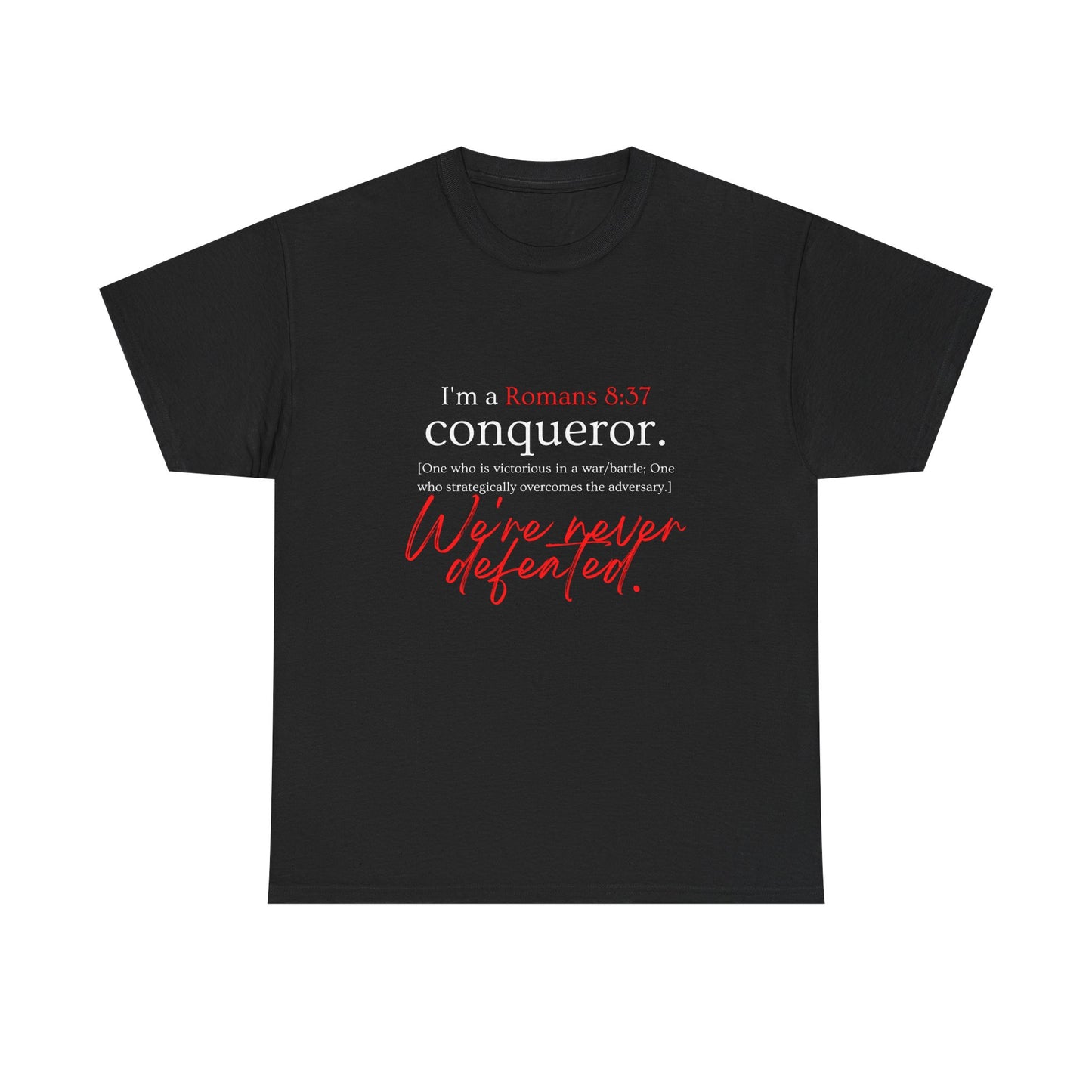 More than a Conqueror Unisex Heavy Cotton Tee
