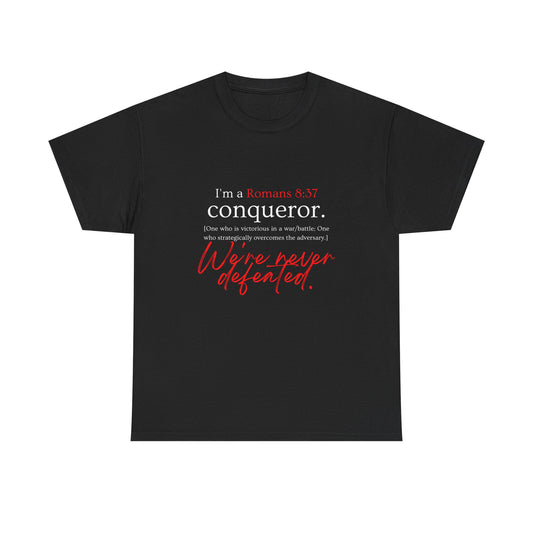 More than a Conqueror Unisex Heavy Cotton Tee
