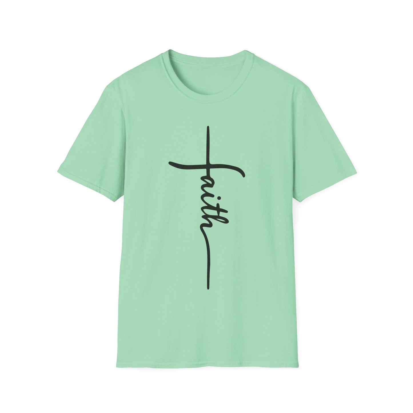 Faith Cross Unisex Softstyle T-Shirt