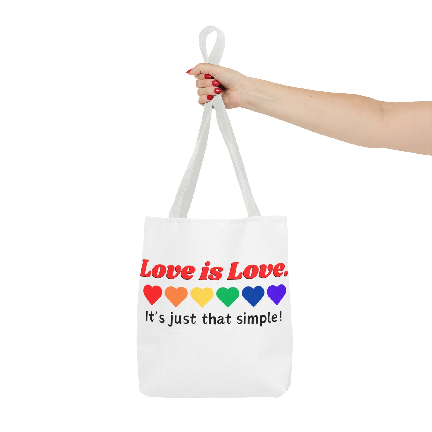 Love is Love Tote Bag (AOP)