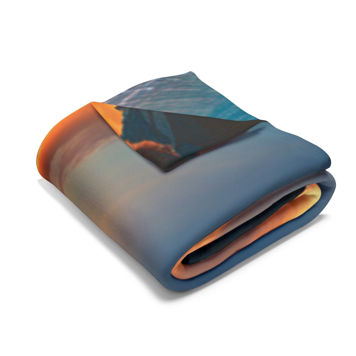 Beach Sunset Arctic Fleece Blanket