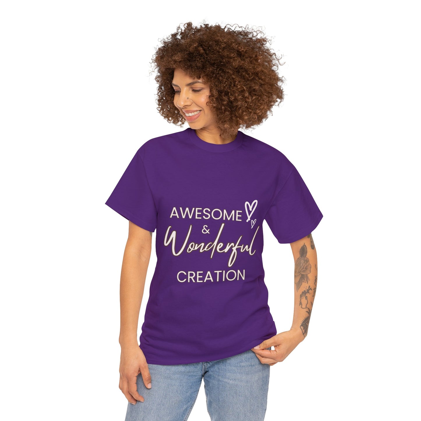 Awesome & Wonderful Unisex Heavy Cotton Tee