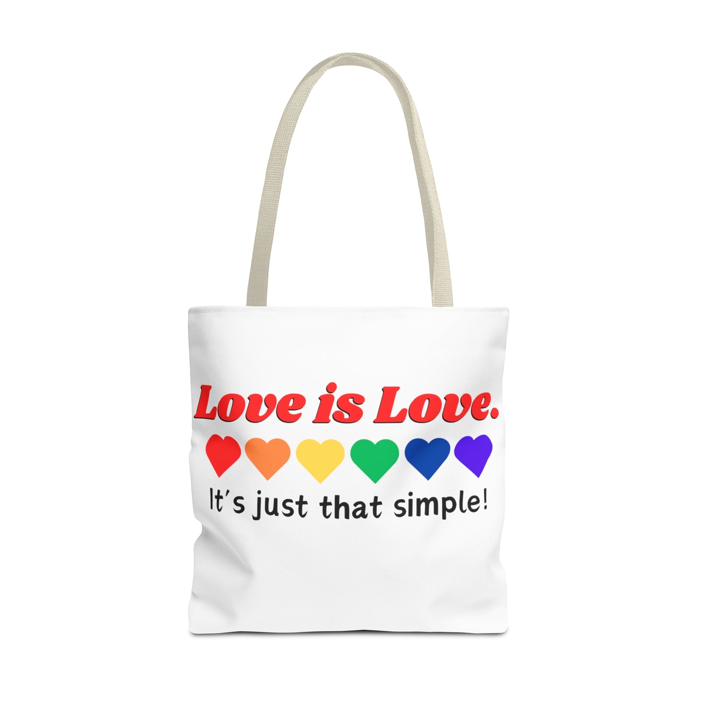 Love is Love Tote Bag (AOP)