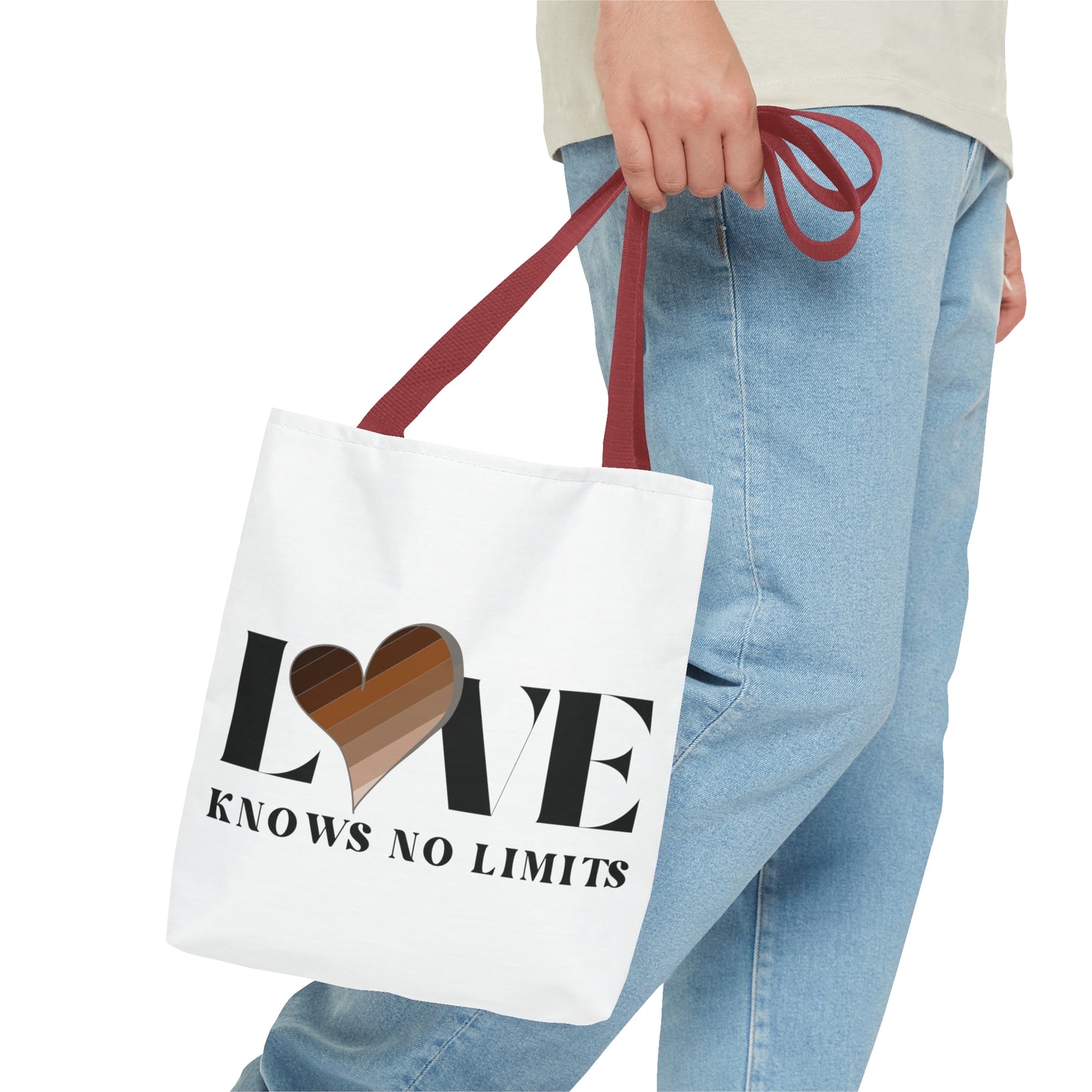 Love Knows No Limits Tote Bag (AOP)