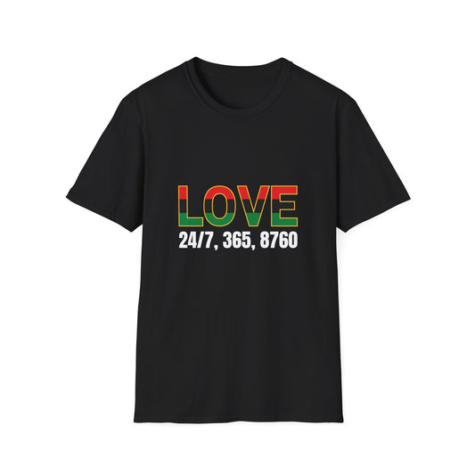 Love All Year Unisex Softstyle T-Shirt | Casual Wear, Gift for Her, Gift for Him, Love Shirt, Everyday Outfit