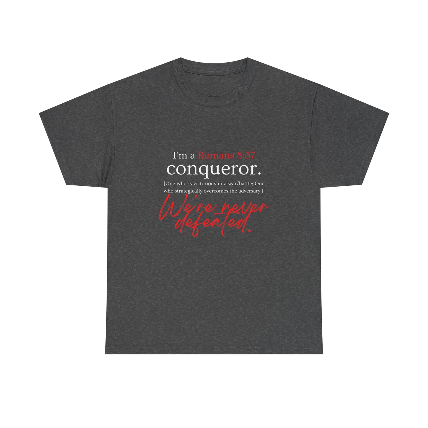 More than a Conqueror Unisex Heavy Cotton Tee