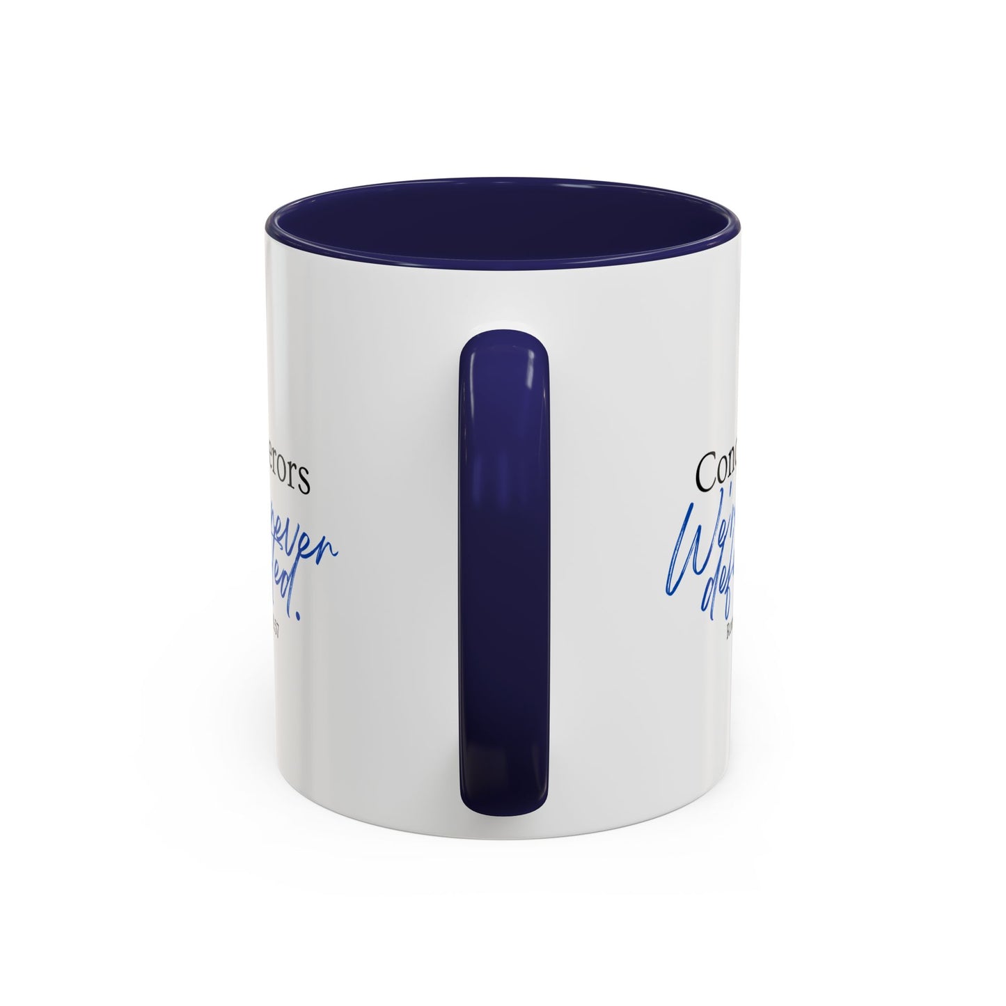 Conquerors Blue Accent Coffee Mug, 11oz