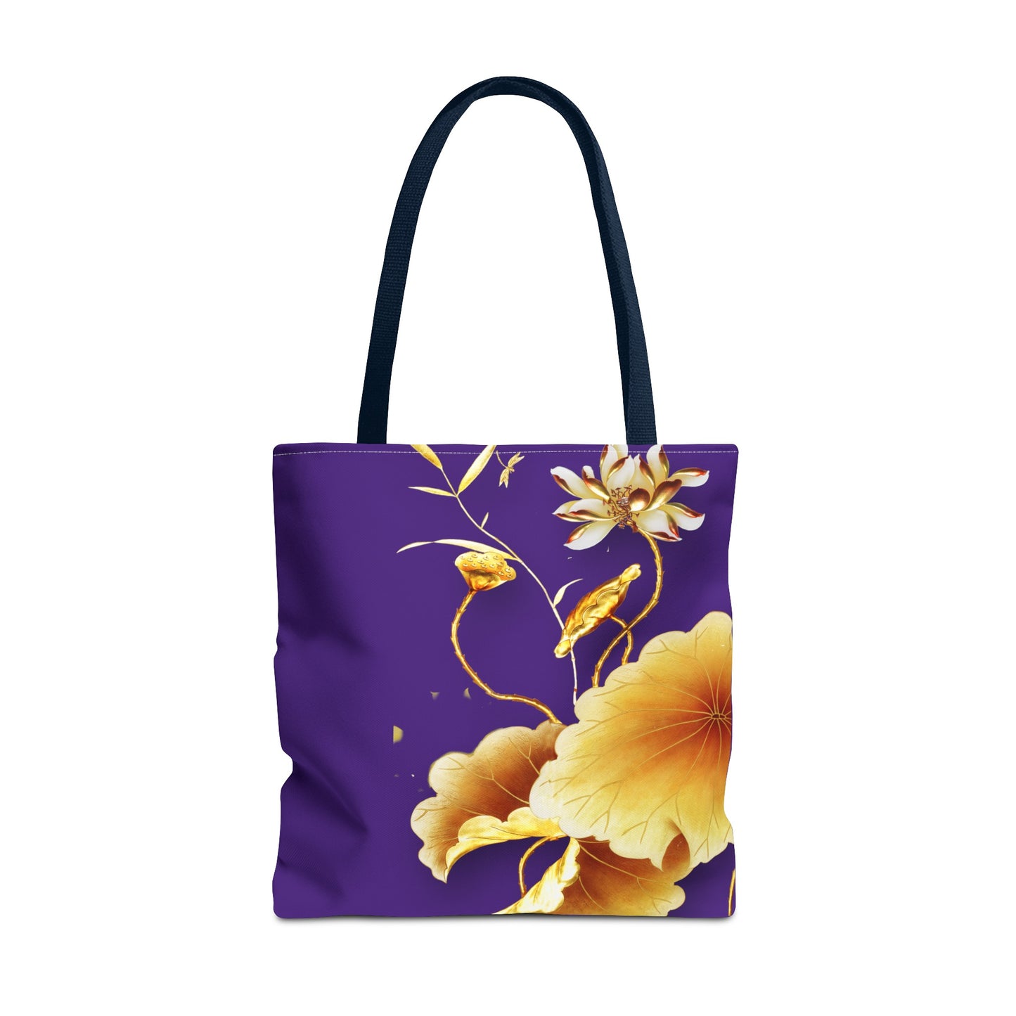 Golden Flower Tote Bag (AOP)