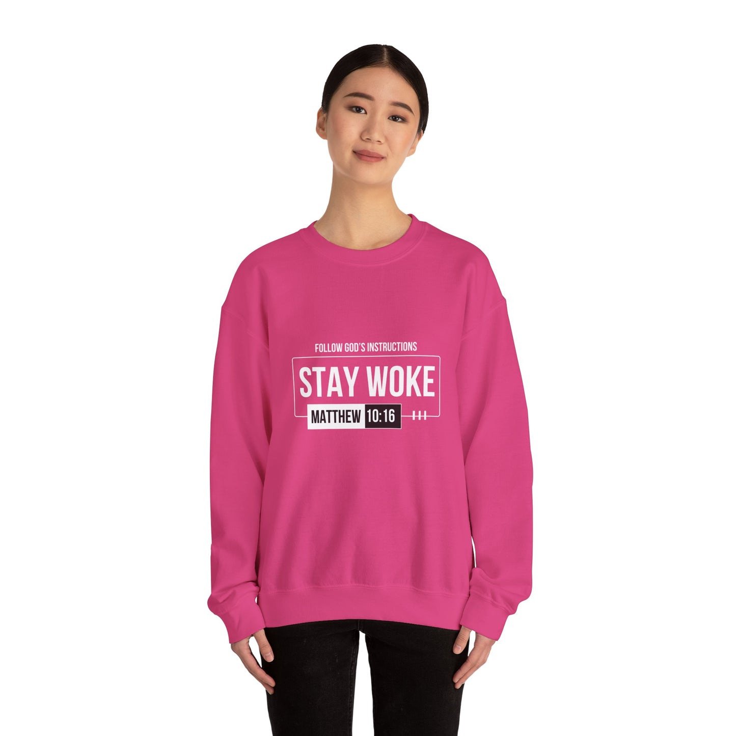Stay Woke 1 Unisex Heavy Blend™ Crewneck Sweatshirt