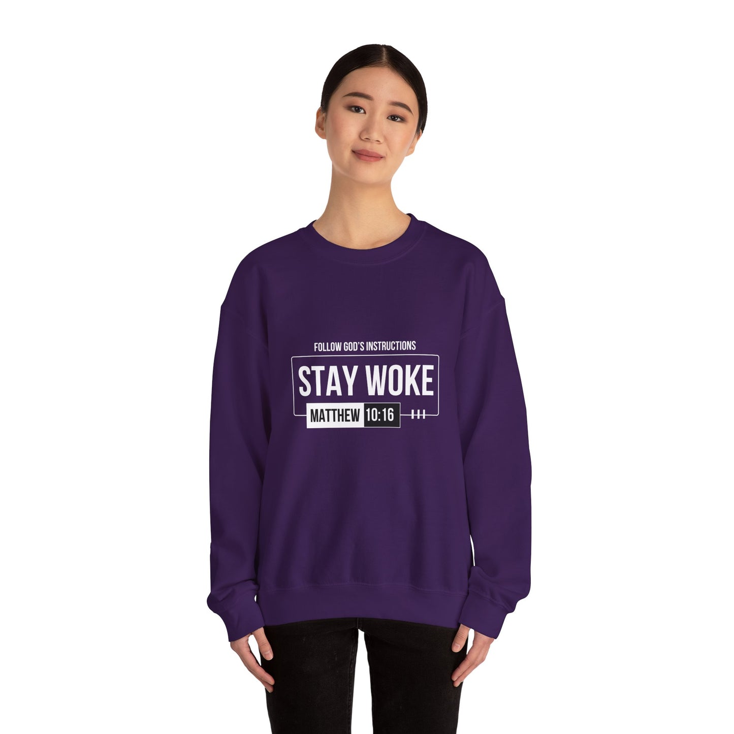 Stay Woke 1 Unisex Heavy Blend™ Crewneck Sweatshirt
