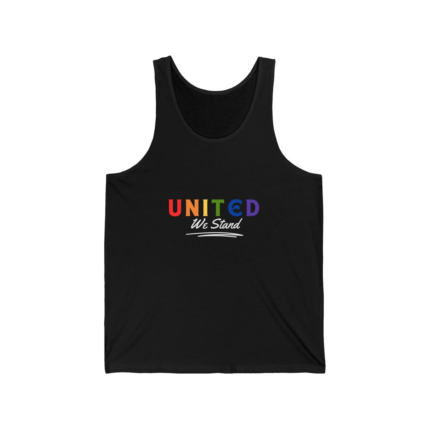 Pride Awareness Unisex Jersey Tank - United We Stand