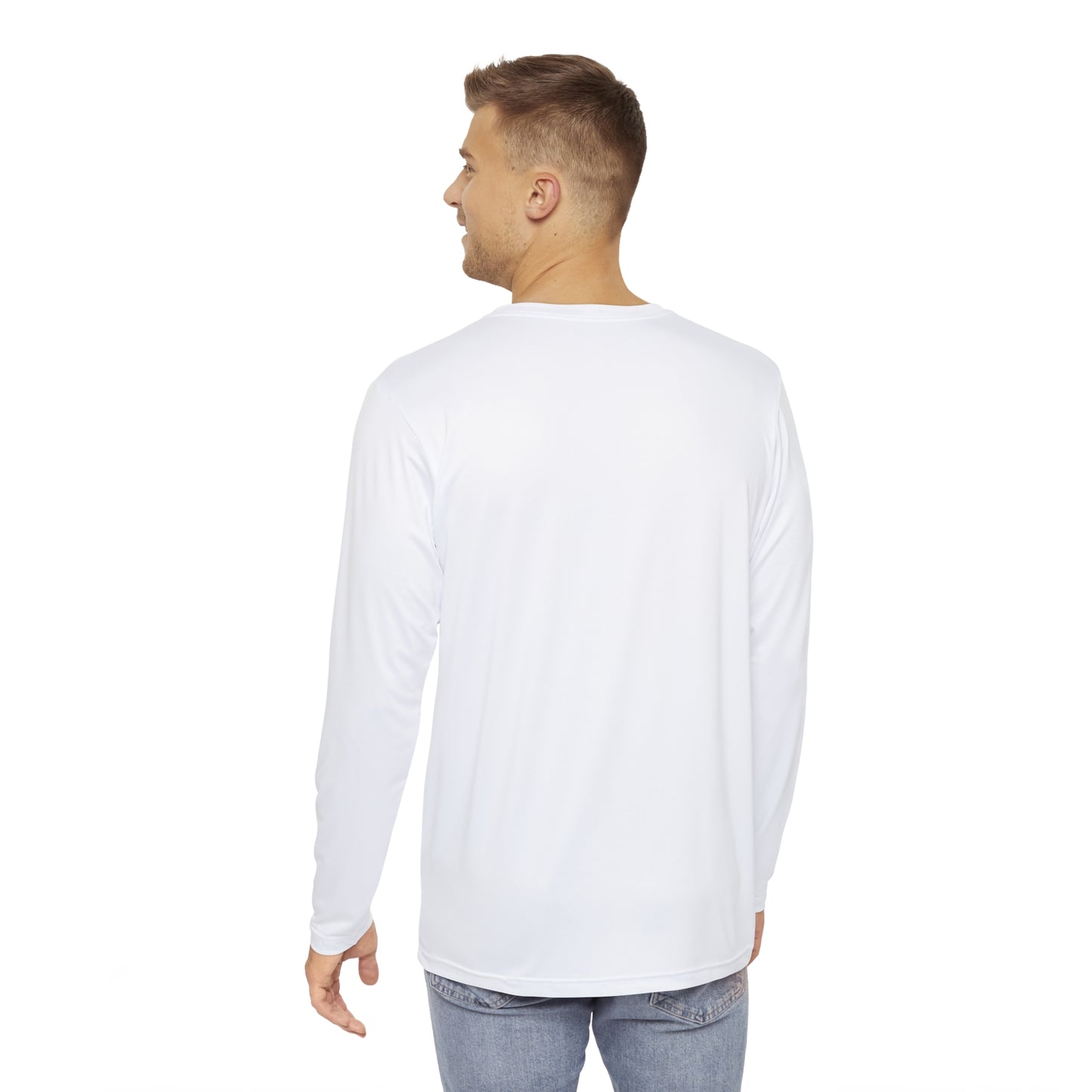 Roaring Lion Long Sleeve White Shirt (AOP)