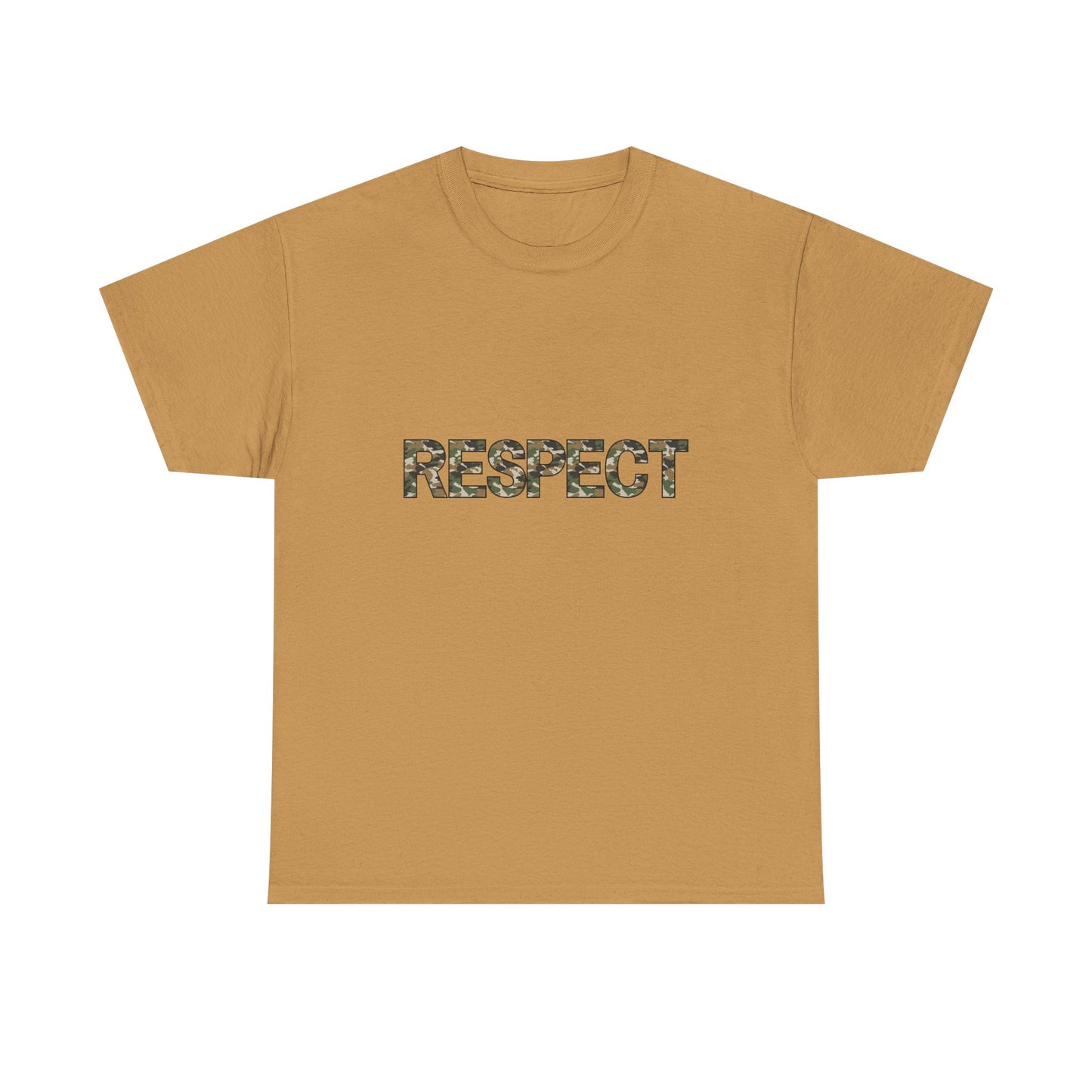 Unisex Heavy Cotton Tee - Camo Respect T-Shirt